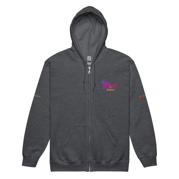 DiveInclusive Team Unisex heavy blend zip hoodie - Image 3