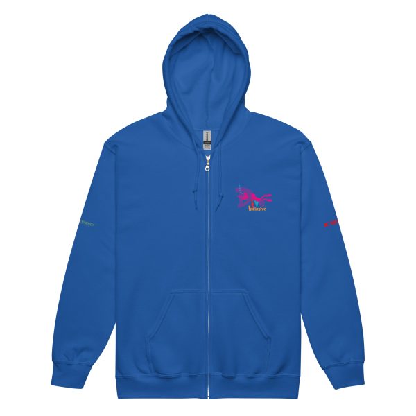 DiveInclusive Team Unisex heavy blend zip hoodie - Image 4