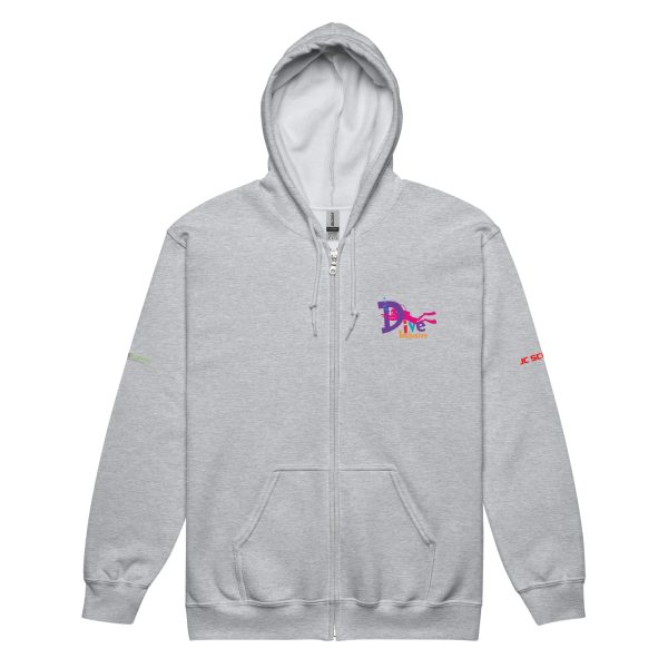 DiveInclusive Team Unisex heavy blend zip hoodie - Image 6