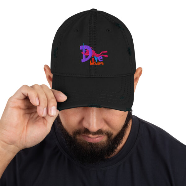 DI Distressed Dad Hat – Supporter Edition - Image 4