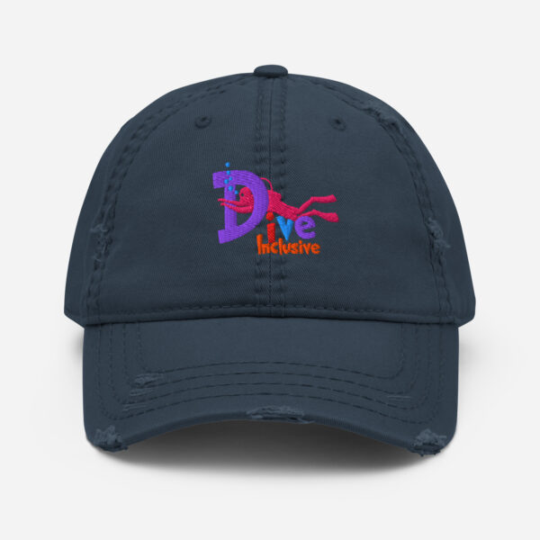 DI Distressed Dad Hat – Supporter Edition - Image 3