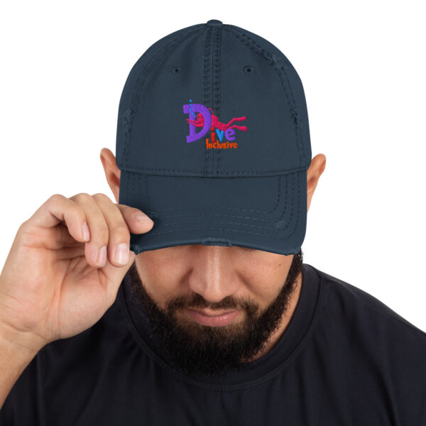 DI Distressed Dad Hat – Supporter Edition - Image 5