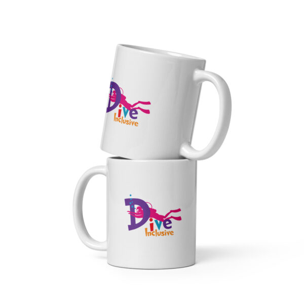 DI White Glossy Mug – Supporter Edition - Image 2