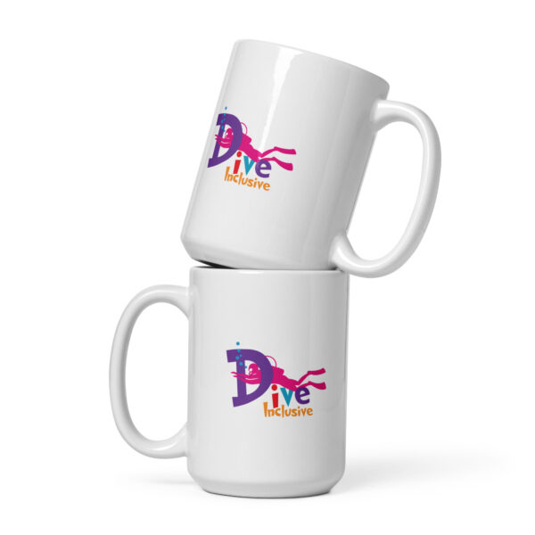 DI White Glossy Mug – Supporter Edition - Image 3