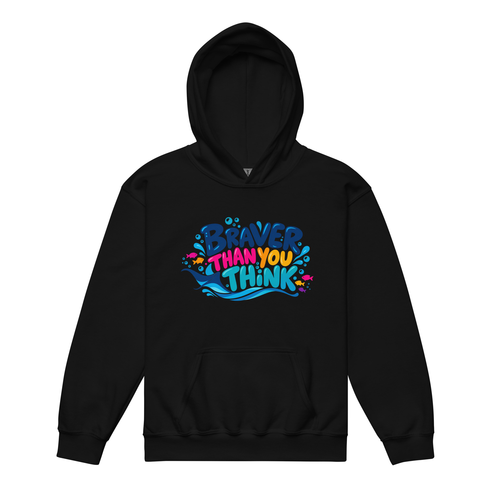 BRAVER THAN YOU THINK – Youth Hoodie - Image 2
