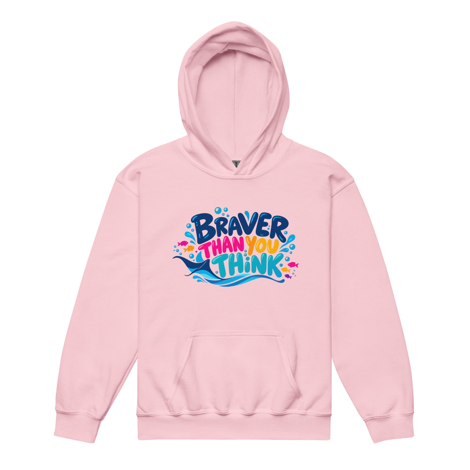 BRAVER THAN YOU THINK – Youth Hoodie - Image 6