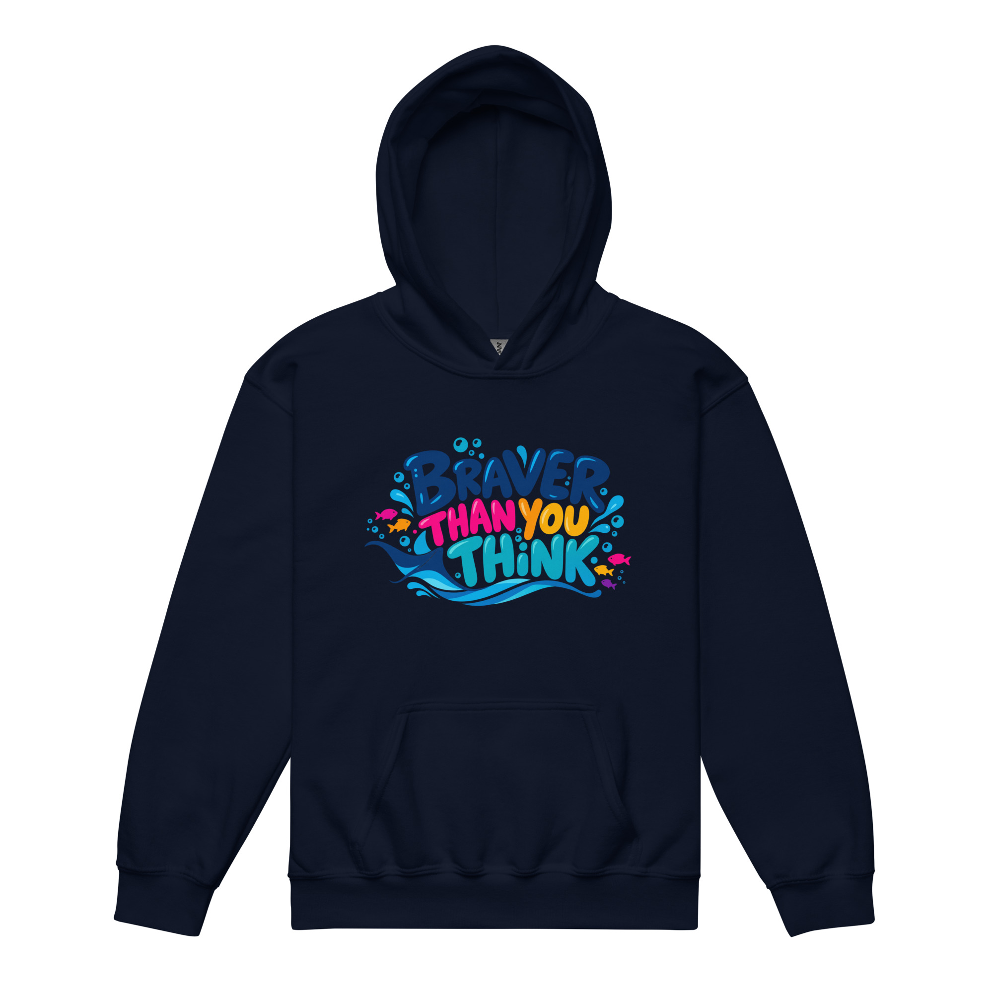 BRAVER THAN YOU THINK – Youth Hoodie - Image 3
